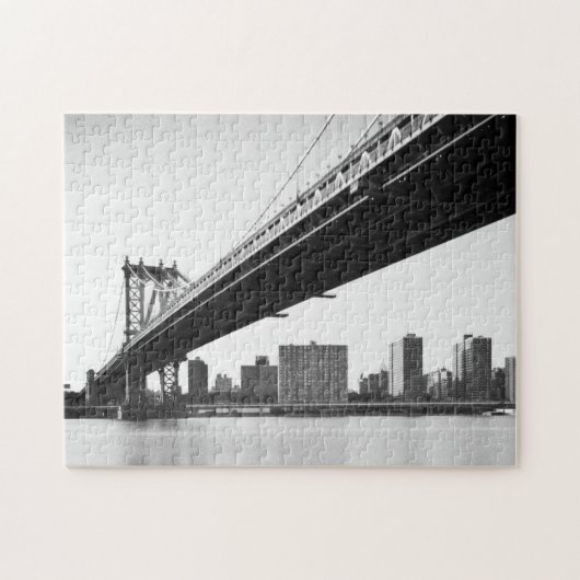Manhattan Bridge and skyline, New York, VS. Legpuzzel (Horizontaal)
