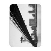 Manhattan Bridge and skyline, New York, VS. Magneet (Verticaal)