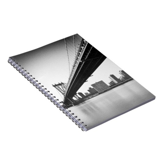 Manhattan Bridge and skyline, New York, VS. Notitieboek (Rechterzijde)