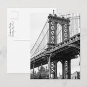 Manhattan Bridge Briefkaart (Voorkant / Achterkant)