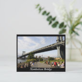 Manhattan Bridge Briefkaart (Staand voorkant)