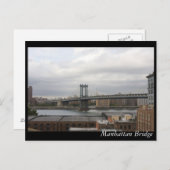 Manhattan Bridge Briefkaart (Voorkant / Achterkant)