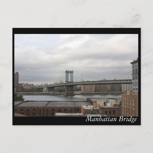 Manhattan Bridge Briefkaart (Voorkant)