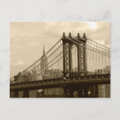 Manhattan Bridge Briefkaart (Voorkant)