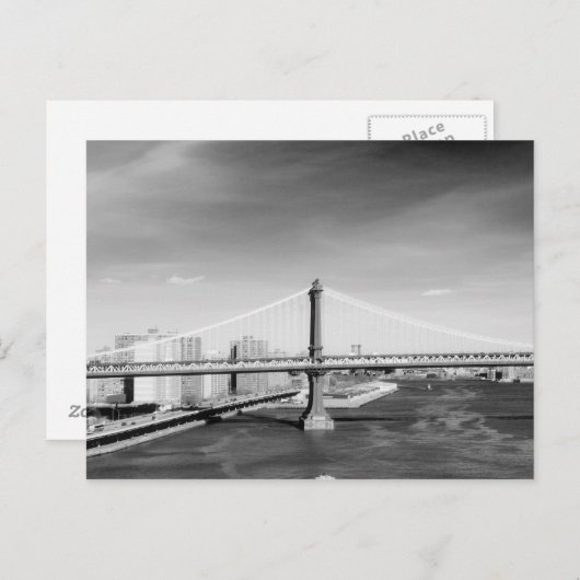 Manhattan Bridge-briefkaart Briefkaart (Voorkant / Achterkant)