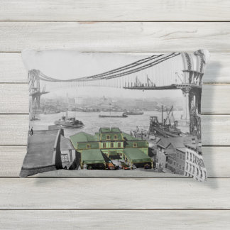 Manhattan Bridge Catharine Ferry New York Buitenkussen