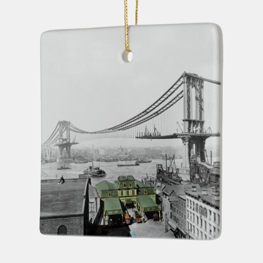 Manhattan Bridge Catharine Ferry New York Keramisch Ornament (Links)