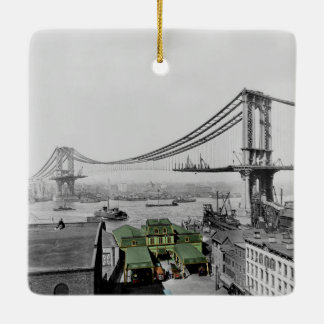 Manhattan Bridge Catharine Ferry New York Keramisch Ornament