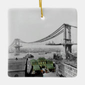 Manhattan Bridge Catharine Ferry New York Keramisch Ornament (Voorkant)