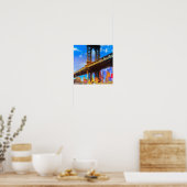 Manhattan-bridge collage poster (Keuken)