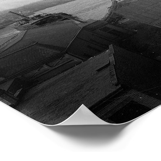 Manhattan Bridge Construction, 1909.  foto Poster (Hoek)