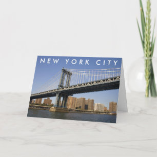 Manhattan Bridge de East River New York City Kaart