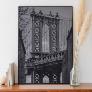Manhattan Bridge, Dumbo, Brooklyn NYC Foto Poster