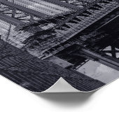 Manhattan Bridge, Dumbo, Brooklyn NYC Foto Poster (Hoek)