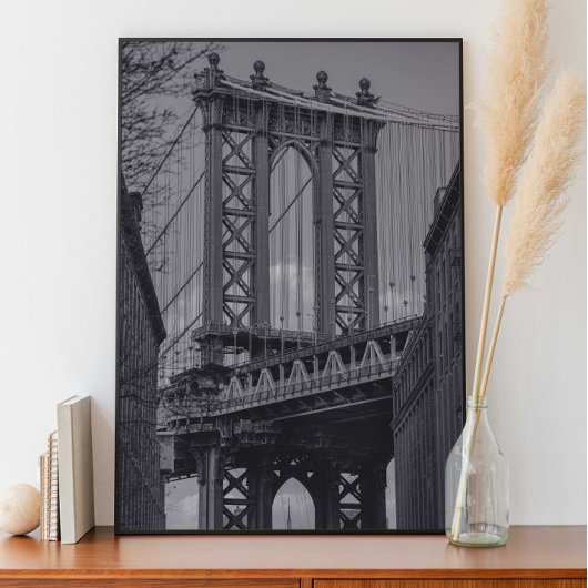 Manhattan Bridge, Dumbo, Brooklyn NYC Photograph Poster