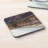 Manhattan Bridge en NYC Skyline Bier Onderzetter (Linkerzijde)