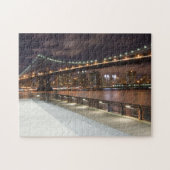 Manhattan Bridge en NYC Skyline Legpuzzel (Horizontaal)