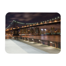 Manhattan Bridge en NYC Skyline Magneet