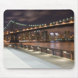 Manhattan Bridge en NYC Skyline Muismat