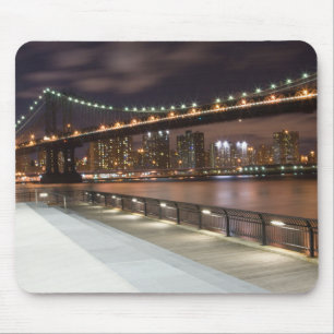 Manhattan Bridge en NYC Skyline Muismat