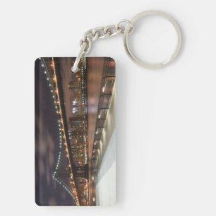 Manhattan Bridge en NYC Skyline Sleutelhanger