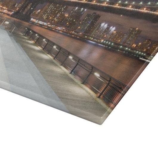 Manhattan Bridge en NYC Skyline Snijplank (Hoek)