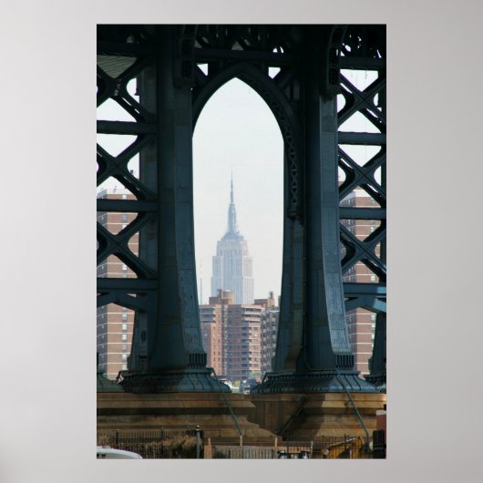 Manhattan Bridge ESB Poster (Voorkant)