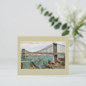  Manhattan Bridge, Hudson, Brooklyn NYC Briefkaart (Staand voorkant)
