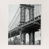 Manhattan Bridge - Iconische NYC-architectuur Legpuzzel (Verticaal)
