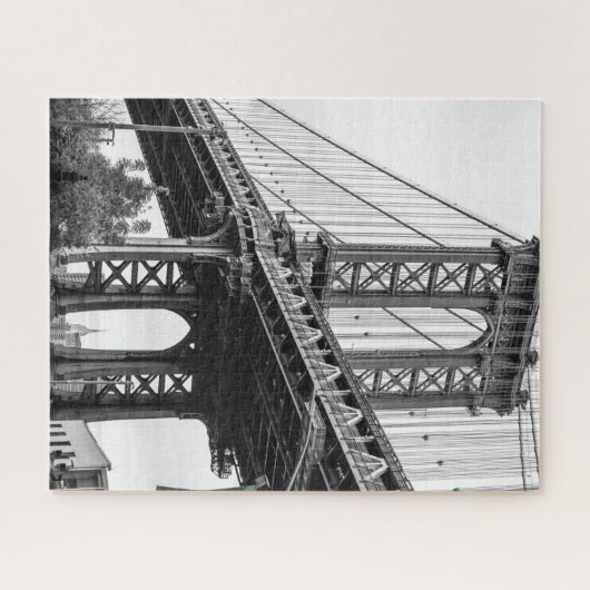 Manhattan Bridge - Iconische NYC-architectuur Legpuzzel (Horizontaal)
