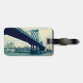 Manhattan Bridge, New York City Custom Bagagelabel (Achterkant horizontaal)