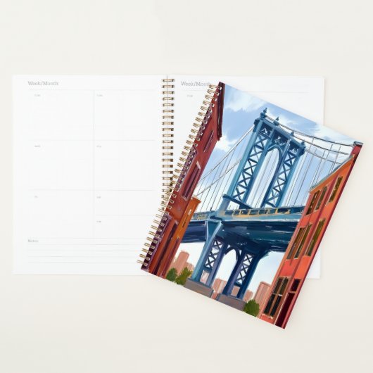 Manhattan Bridge New York City Painting Planner (Display)