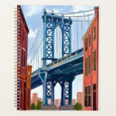Manhattan Bridge New York City Painting Planner (Voorkant)