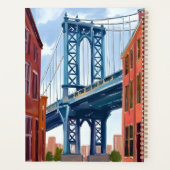 Manhattan Bridge New York City Schilderij Planner (Achterkant)