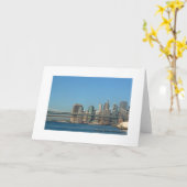 Manhattan Bridge New York, NY. Kaart (Gele Bloem)