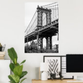Manhattan Bridge Poster (Thuiskantoor)