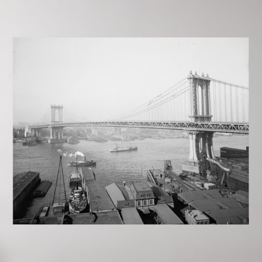 Manhattan Bridge Poster (Voorkant)