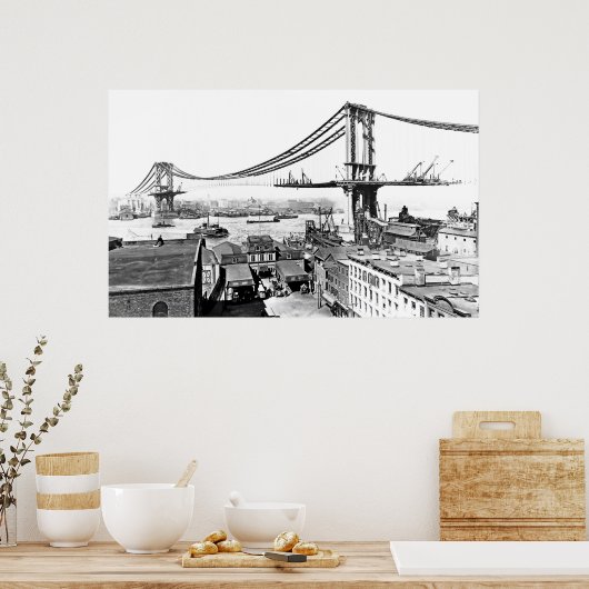 Manhattan Bridge Poster (Keuken)