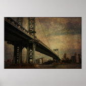  Manhattan Bridge Poster (Voorkant)
