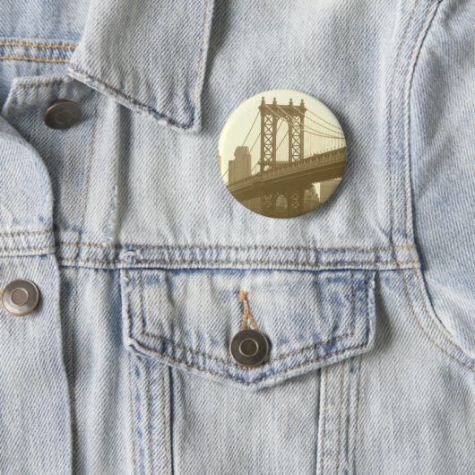 Manhattan Bridge Ronde Button 5,7 Cm (In situ)