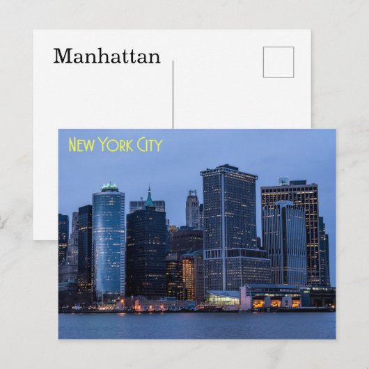 Manhattan Briefkaart (Voorkant / Achterkant)