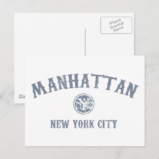 *Manhattan Briefkaart (Voorkant / Achterkant)