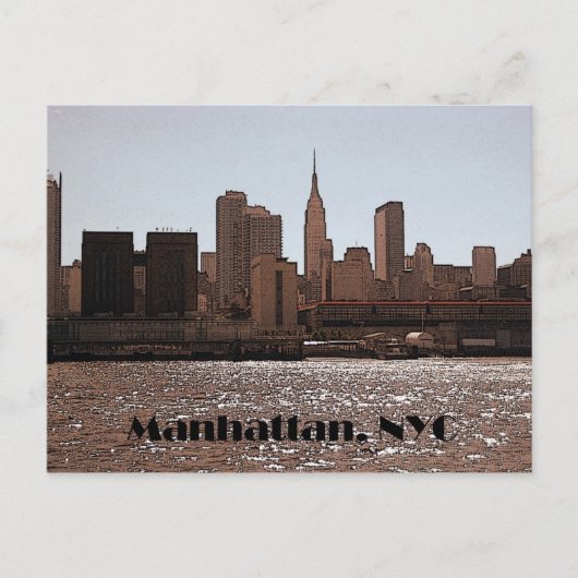 Manhattan briefkaart (Voorkant)
