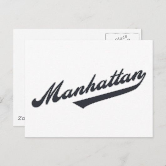 *Manhattan Briefkaart (Voorkant / Achterkant)