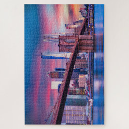 Manhattan Brooklyn Bridge New York Jigzaag Puzzle Legpuzzel