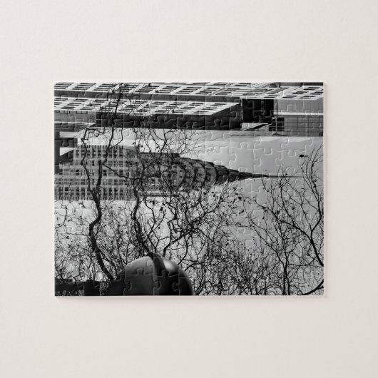 Manhattan Chrysler Building in Winter puzzle Legpuzzel (Horizontaal)