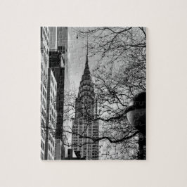 Manhattan Chrysler Building in Winter puzzle Legpuzzel