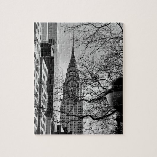 Manhattan Chrysler Building in Winter puzzle Legpuzzel (Verticaal)