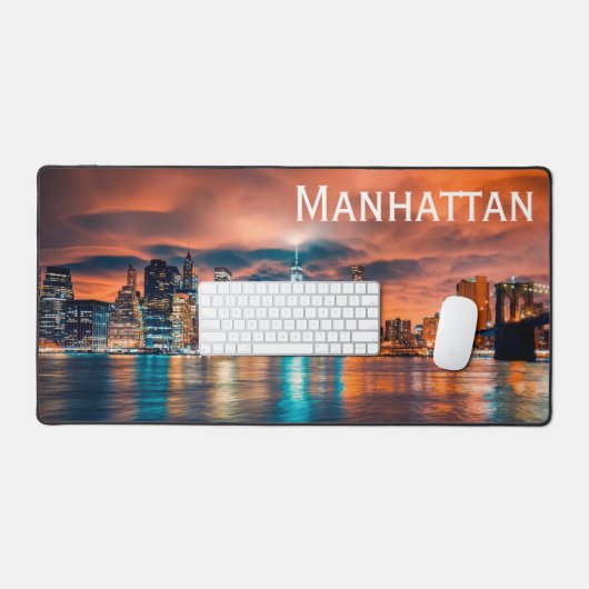 Manhattan Cityscape Bureaumat (Keyboard & Muis)