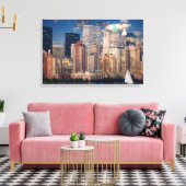 Manhattan Cityscape Canvas Afdruk (Insitu (Woonkamer))